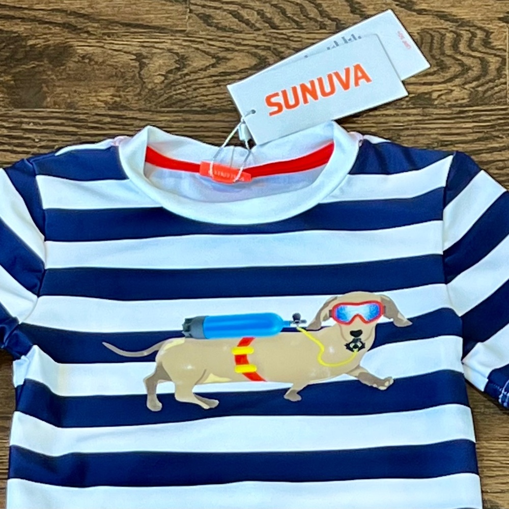 Boys Sunuva Rash Guard Sausage Dog Shirt